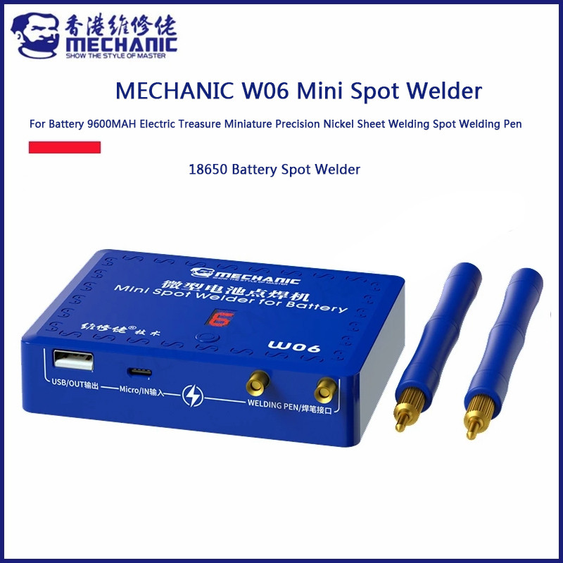 MECHANIC W06 Mini Spot Welder For Battery 9600MAH Electric Treasure